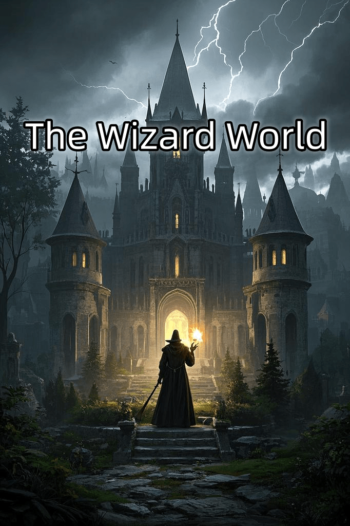 The Wizard World novel cover image